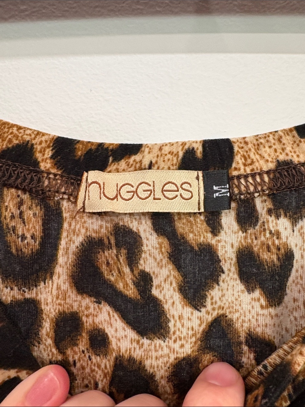 Leopard Print Tiered Maxi Skirt - Brown/Black Animal Print - Picture 2 of 3